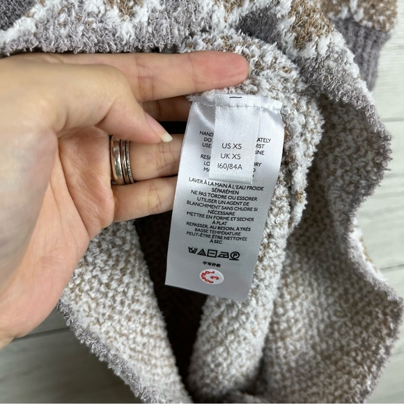 Free People Dream Diamonds Knitted Romper Gray - Picture 5 of 8